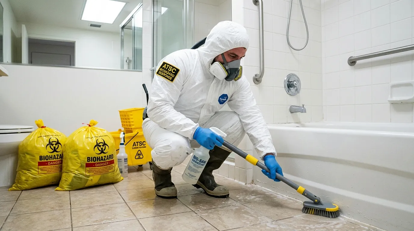 Decontamination equipment deployed for Blood Cleanup in Valley Station